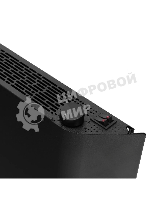 Конвектор электрический Denzel XCE-2000B черный, 2000 Вт, 25 м2, термостат