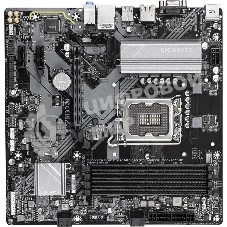 Материнская плата Gigabyte B760M D3HP DDR5, LGA 1700, Intel B760, 4xDDR5, 4xSATA, 2xM.2, 1xPCIe 4.0 x16, 1xPCIe x1, 1xHDMI, 1xVGA, 1xDP, 1x 1Gb LAN, 3xUSB-A 3.2 Gen 1, 2xUSB-A 2.0, 3x3.5 мм, 7.1, mATX