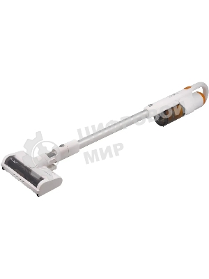 Пылесос вертикальный Coolfort CF-3001 белый, питание от аккумулятора, 150 Вт, уборка сухая, пылесборник 0.5 л, работа от АКБ max 30 мин.