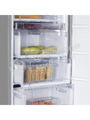 Морозилка Nordfrost DF 268 SAP, серебристый, 256л, 6 ящика