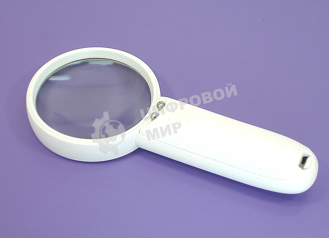 Лупа с подсветкой MG6B-3 5х кратное увеличение, диаметр 50 мм