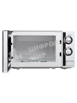 Микроволновая печь BBK 20MWS-704M/W белый, 20 л, 700 Вт, переключатели - поворотный механизм