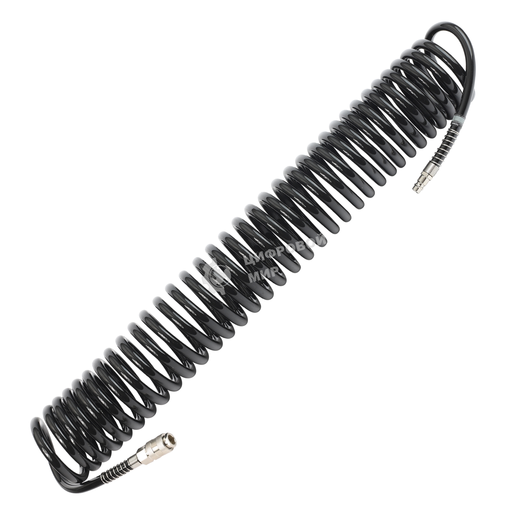 Шланг спиральный PATRIOT PU 20/8, полиуретан, длина 20 м, диаметр 8x12 мм, быстросъем.