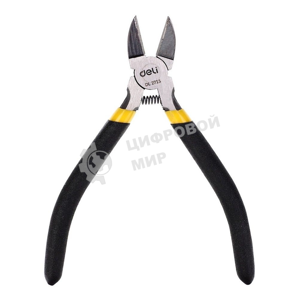 Мини-бокорезы Deli DL2715 125мм, сталь 55С, противоскользящая ручка