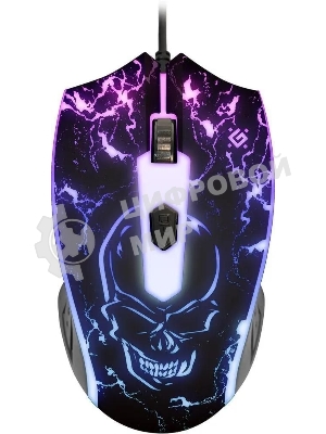 Комплект клавиатура+мышь Defender Aura MKP-117 проводной, USB, 2400 DPI, черный