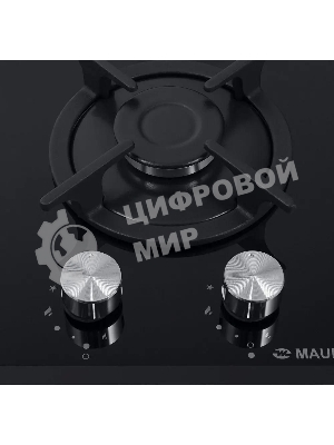 Газовая варочная панель Maunfeld EGHG.32.1CB/G, 2 конфорки, закаленное стекло, черный