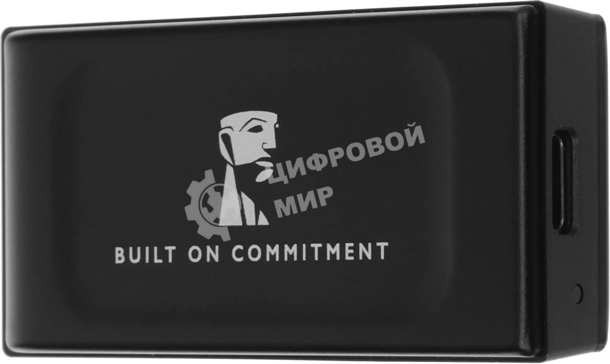 Внешний SSD Kingston XS1000, 1TB, USB 3.2 Gen 2 Type-C, R/W 1050/1000, черный