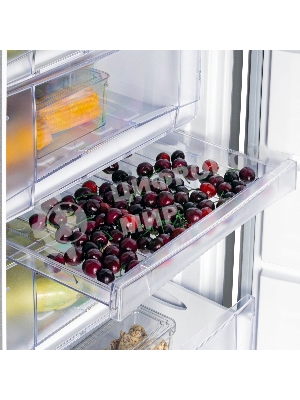 Морозилка Nordfrost DF 268 SAP, серебристый, 256л, 6 ящика