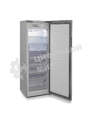 Морозильная камера Бирюса Б-M6047SN, металлик, 280л, 8 ящиков