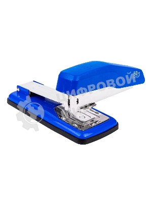Степлер Deli E0414S/Blue 24/6 26/6 (25 листов) синий, 50 скоб, коробка