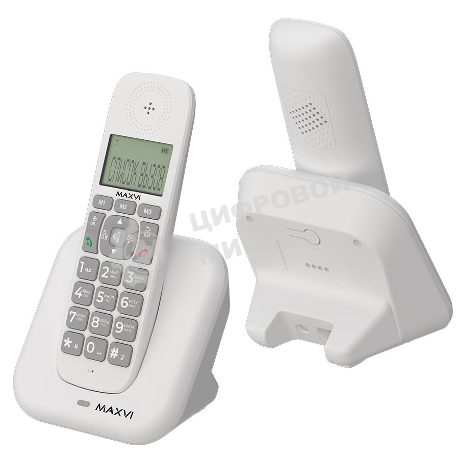 Радиотелефон MAXVI AM-02 белый