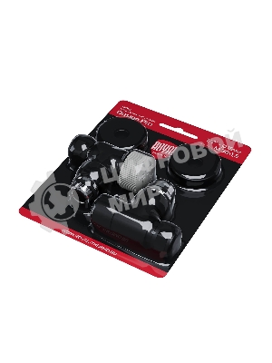 Набор термостатический угловой Royal Thermo Design Pro 15мм М30х1,5 черный