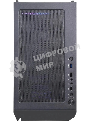 Компьютерный корпус Accord 3312 черный без БП ATX 2xUSB2.0 1xUSB3.0 audio bott PSU