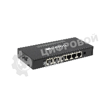 Коммутатор неуправляемый PoE ORIGO OS1206P/60W/A1A 4x100Base-TX PoE+, 2x100Base-TX, PoE-бюджет 60 Вт, корпус металл