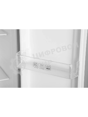 Холодильник Hyundai CS40082F нержавеющая сталь двухкамерный 230/142л морозилка слева, No Frost, Side by Side