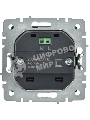 Подсветка светодиодная встраиваемая IEK BRITE ПЛ20-БрЧ (BR-FL20-K02) черный