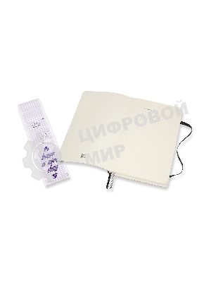 Блокнот Moleskine CLASSIC SOFT EXPENDED QP616EXP Large 130х210 мм, 400 страниц, линейка, мягкая обложка, черный