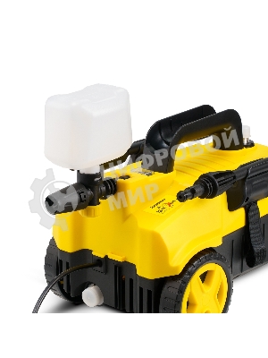 Мойка высокого давления 130/70 бар, KOLNER K140F, на 4 колесах, 1600Вт, 480л/ч, метал.помпа, шланг ВД 5м, кабель 5м, самовсас, Auto stop (пеногенератор)