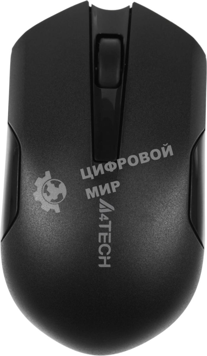 Мышь беспроводная A4Tech G3-200NS черный, 1200 dpi, радиоканал, USB, кнопки - 3