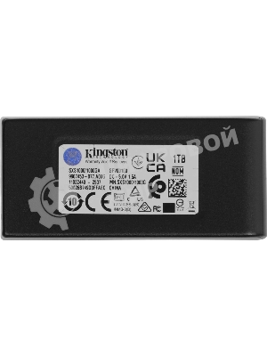 Внешний SSD Kingston XS1000, 1TB, USB 3.2 Gen 2 Type-C, R/W 1050/1000, черный