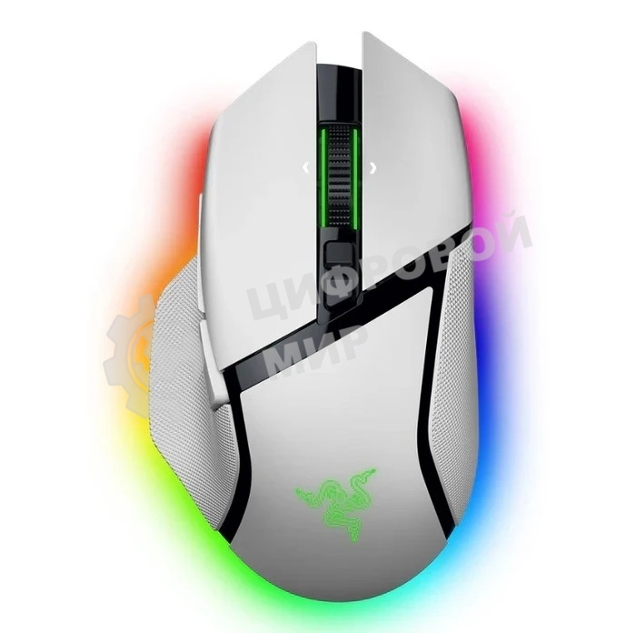 Мышь беспроводная/проводная Razer Basilisk V3 Pro 35K белый, 35000 dpi, радиоканал, Bluetooth, USB, кнопки - 11