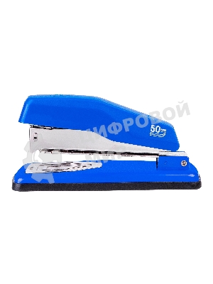 Степлер Deli E0414S/Blue 24/6 26/6 (25 листов) синий, 50 скоб, коробка