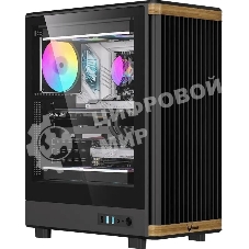 Компьютерный корпус Aerocool/Formula TimberLine T1 черный без БП ATX 4x120мм 1xUSB 2.0 1xUSB 3.0 1xUSB3.1 audio bott PSU