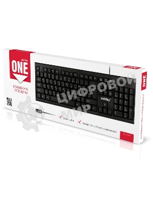 Клавиатура проводная Smartbuy ONE 115 черная