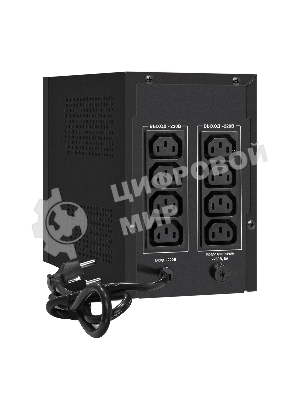 Источник бесперебойного питания ExeGate SpecialPro UNB-1500.LED.AVR.C13.RJ 1500VA/950W, LED, AVR, 6*IEC-C13, RJ45/11, черный