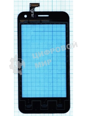 Сенсорное стекло (тачскрин) для Airis TM475, черное