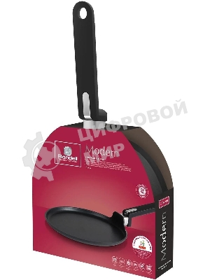 Сковорода блинная Rondell Modern RDA-1725, 24см, без крышки, черный