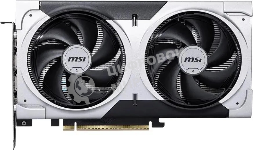 Видеокарта MSI RTX 5060 Ti 8G VENTUS 2X OC PLUS, NVIDIA RTX 5060 Ti, 8 ГБ GDDR7, 128 бит, PCI-e 5.0, 1xHDMI, 3xDP, 2617 МГц