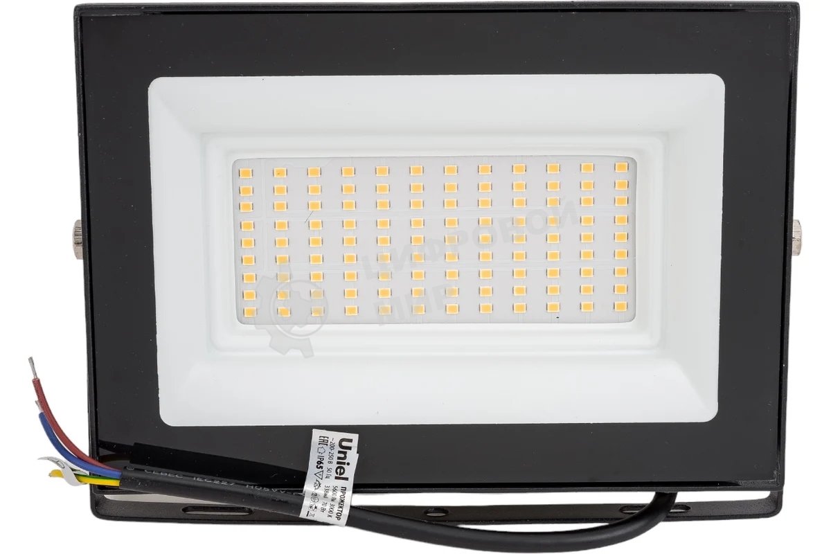Прожектор светодиодный UNIEL (UL-00007734) ULF-F21-70W/3000K IP65 200-250В черный