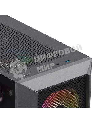 Компьютерный корпус XASTRA A406 4ARGB Black ATX/Mesh/tempered glass/4x120мм ARGB PWM fans/A406-4FC12A