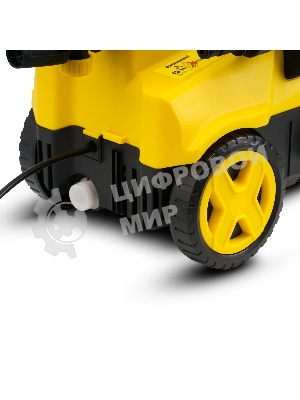 Мойка высокого давления 130/70 бар, KOLNER K140F, на 4 колесах, 1600Вт, 480л/ч, метал.помпа, шланг ВД 5м, кабель 5м, самовсас, Auto stop (пеногенератор)