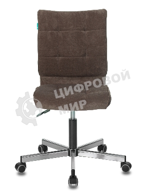 Кресло Бюрократ CH-330M/LT-10 темно-коричневый, экокожа, 120 кг, механизм качания, без подлокотников