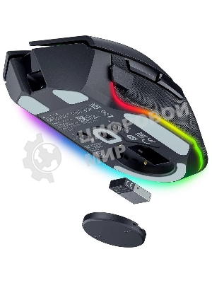 Мышь беспроводная/проводная Razer Basilisk V3 Pro 35K черный, 35000 dpi, радиоканал, Bluetooth, USB, кнопки - 11