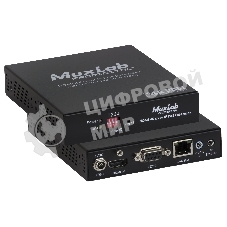 Передатчик-энкодер MuxLab 500759-TX 4K Over IP, сжатие JPEG2000, с PoE, с функцией видеостены