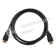 Кабель ACD-DHHM1-18B HDMI 1.4, Golden Plated,19m/19m, черный, 1.8м