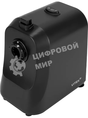Мясорубка электрическая Vitek VT-MG3600 черный, 1800 Вт, 1.6 кг/мин, реверс, защита от перегрузки, насадки - 4