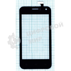 Сенсорное стекло (тачскрин) для Airis TM475, черное