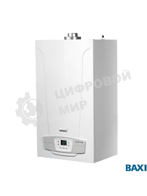 Котел газовый BAXI ECO LIFE 24F настен, 24 кВт, двухконтурный, с закрыт. кам. сгор.