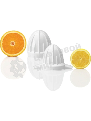 Соковыжималка Gorenje CJ30E белый/серебристый, цитрусовая, 30 Вт, 800 мл, механическое