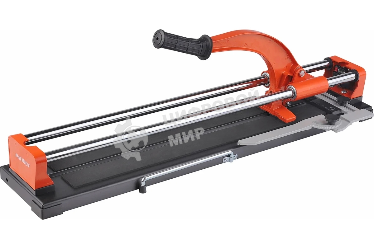 Плиткорез ручной PATRIOT THC 600, усиленный, лазер, резка под углом, боков.поддержка, литая станина, 600 мм
