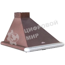 Вытяжка каминная Elikor Сатурн 50П-180-В1Л медный/нерж. сталь, 50 см, 180 куб. м/ч, 48 дБ