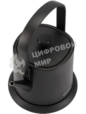 Чайник электрический Hyundai HYK-S2042 0.6 л, 1000 Вт, черный