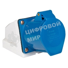 Розетка стационарная наружная 123 2Р+РЕ 32А 220 В IP44 PROxima EKF ps-123-32-220-PRO