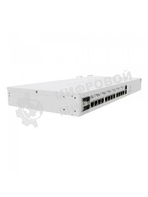 Маршрутизатор Mikrotik CCR2116-12G-4S+ Cloud Core Router 2116-12G-4S+ with Amazon Annapurna Labs Alpine v3 AL73400 CPU (16-cores, 2GHz per core), 16Gb RAM, 4xSFP+ cage, 13xGbit LAN, M.2 PCIe slot, RouterOS L6, 1U rackmount case, Dual PSU