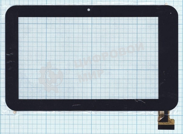 Сенсорное стекло (тачскрин) ZCC-2265V2 HD13-549, черное