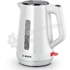 Чайник электрический Bosch TWK1M121 1.7 л, 2400 Вт, белый корпус: пластик